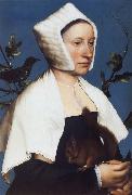 Hans holbein the younger Portrait of a Lady with a Squirrel and a Starling France oil painting artist
